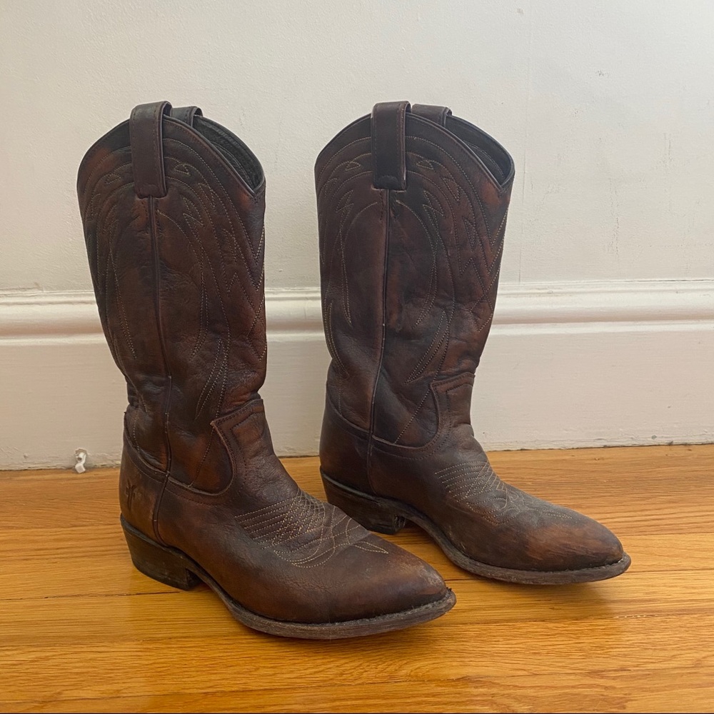 Frye Women’s Billy Pull On Cowboy Boots, 7.5